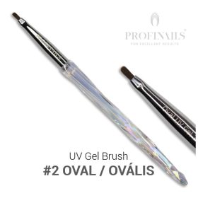 Profinails Aurore Boreale UV Gel Brush #2 Oval 