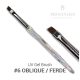 Profinails Aurore Boreale UV Gel Brush #6 Oblique / Ferde 