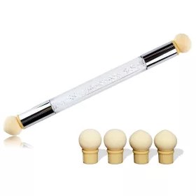   Ombre stick - színátmenetekhez - szivacs ecset + 4db pótfej (crystal)