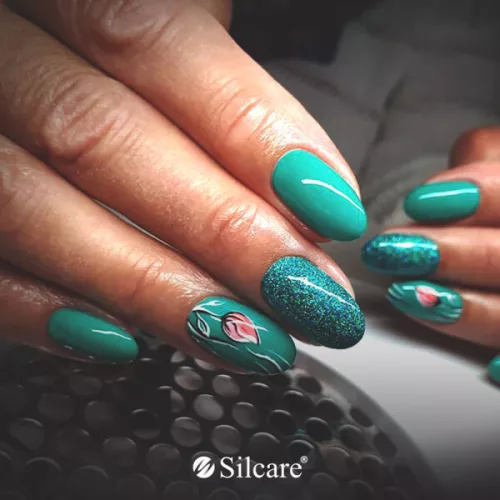 Silcare sellőpor - türkiz - 3g