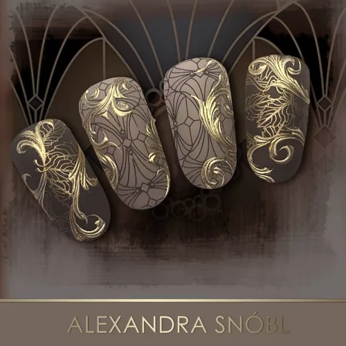Nyomdalemez 40 Art Nouveau