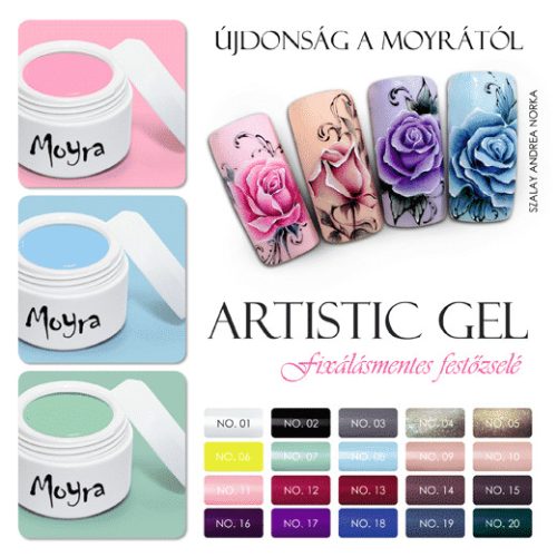 MOYRA ARTISTIC GEL No. 19.