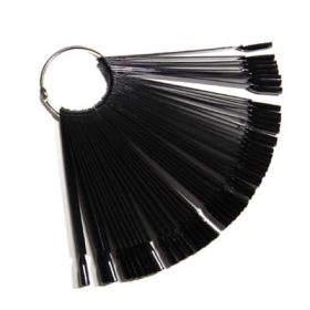 Margaréta - legyező karikán - fekete (50)