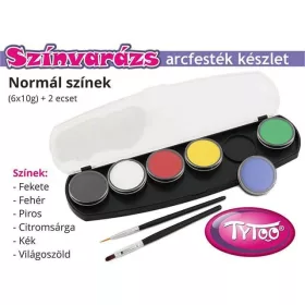 TyToo Színvarázs Arcfesték szett 6x10g Alap színek