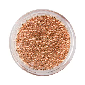 Szórógyöngy / Kaviár - rose gold - 0,8 mm (fém)