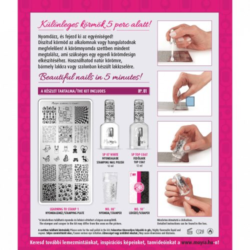 Moyra Körömnyomda Készlet No. 01