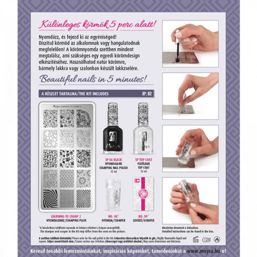 Moyra Körömnyomda Készlet No. 02