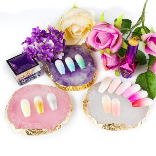 Tip bemutató paletta - fehér, kör alakú