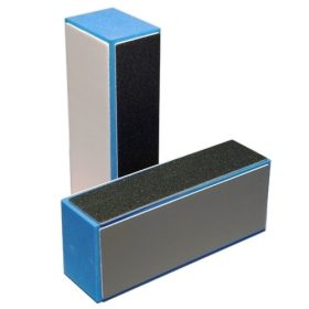 Körömpolírozó buffer 4 oldalú szürke-kék