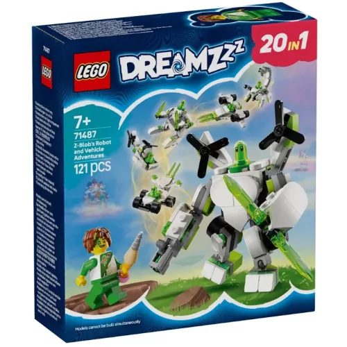 LEGO Dreamzzz 71487 Z-Blob robot és járműves kalandjai