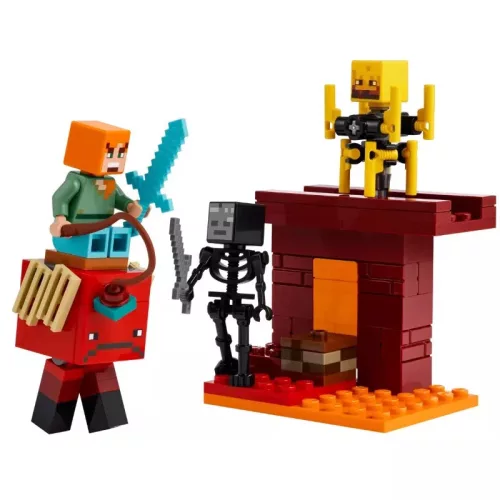  LEGO® Minecraft® 21266 – Csata az alvilági lávatónál