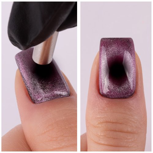 Körömmágnes - Cat Eye zselékhez, gél lakkokhoz (fekete)