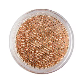 Szórógyöngy / Kaviár - rose gold - 1 mm (fém)