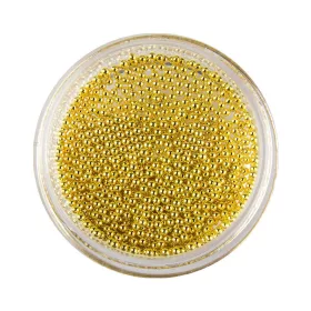 Szórógyöngy / Kaviár - arany - 1,2 mm (fém)