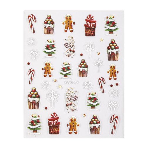 Karácsonyi öntapadó matrica - SWO-42