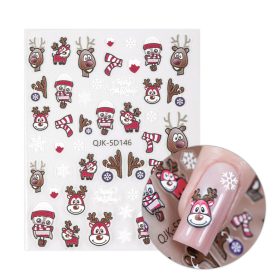 Karácsonyi öntapadó matrica - QJK- 5D146