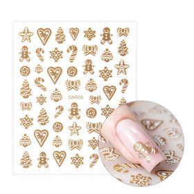 Karácsonyi öntapadó matrica - SWA58 - mézeskalács