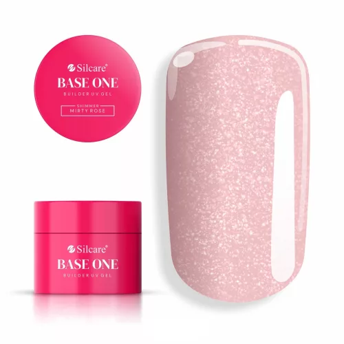 Silcare Base One Shimmer Misty Rose 15g