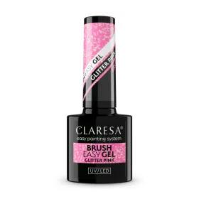 Claresa Brush Easy Gel - Glitter Pink