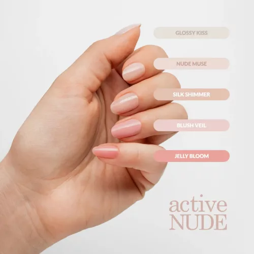 Claresa Active Nude körömlakk - Silk Shimmer