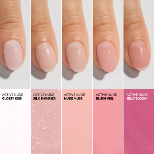 Claresa Active Nude körömlakk - Jelly Bloom 