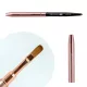 Excellent Pro zselés ecset - ovál - Nr.6 - hosszú - (Pink&Black)