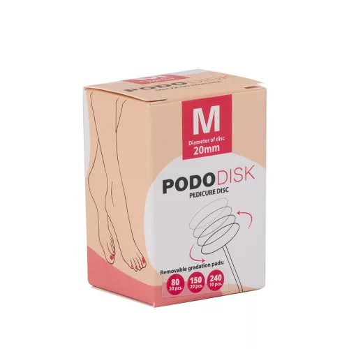 Pododisk Pedikűr Csiszolókorong szett 20mm M