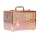 Kozmetikai bőrönd / táska - holo rose gold (K105-7H)