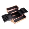 Kozmetikai bőrönd / táska - holo rose gold (K105-7H)