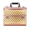 Kozmetikai bőrönd / táska - holo rose gold (K105-7H)