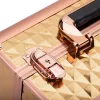 Kozmetikai bőrönd / táska - holo rose gold (K105-7H)