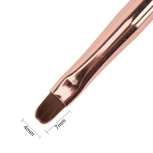 Molly Nail Rose Gold #4 ecset - Oval 7mm 