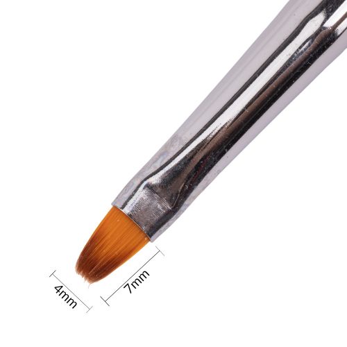 Molly Nail Rose Gold #4 ecset - Oval 7mm