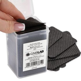 Szálmentes törlő  5x5cm 200 db-os dobozban (fekete) 