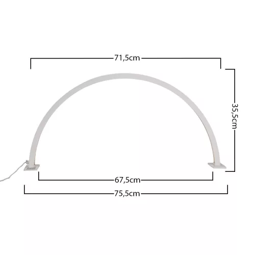 LED kozmetikai lámpa HQ-75X – 35W, íves, árnyékmentes, lámpa