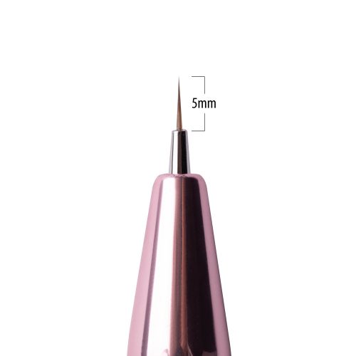 Molly Nails automata díszítő ecset rose gold - 5mm (Nr.5)