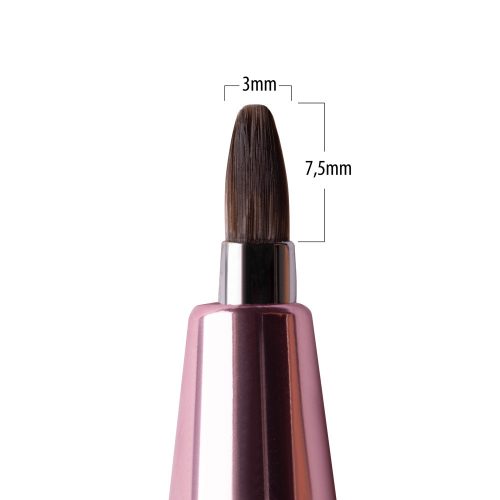 Molly Nails automata zselés ecset rose gold - Oval 7,5mm (Nr.4)