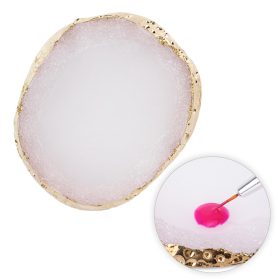 Tip bemutató paletta - fehér, kör alakú