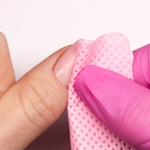 Szálmentes törlő  5x5cm 250 db-os(pink)