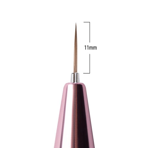 Molly Nails automata díszítő ecsset ecset rose gold - Liner 11mm 
