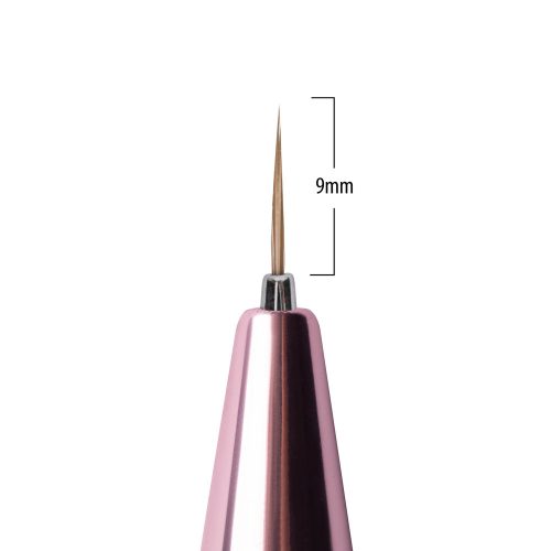 Molly Nails automata díszítő ecset rose gold - Liner 9mm 