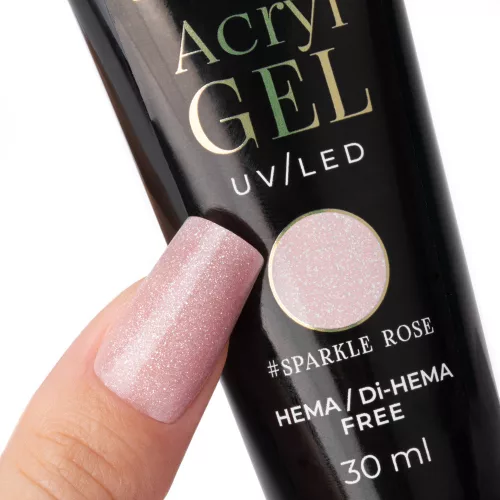 Molly Nails akrilgél - Sparkle Rose 30ml
