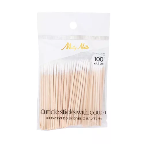 Molly Nails  vattás fa applikátor 7cm 100db