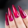 Molly Nails Crystal glass Top Raspberry - üveg hatású, málna színű fényzselé