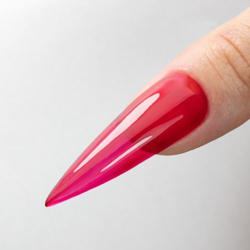 Molly Nails Crystal glass Top Raspberry - üveg hatású, málna színű fényzselé