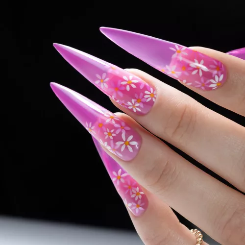 Molly Nails Crystal glass Top Purple - üveg hatású, lila színű fényzselé