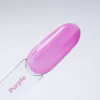 Molly Nails Crystal glass Top Purple - üveg hatású, lila színű fényzselé