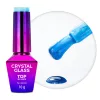 Molly Nails Crystal glass Top Baby Blue - üveg hatású, v.kék színű fényzselé