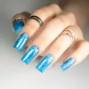 Molly Nails Crystal glass Top Baby Blue - üveg hatású, v.kék színű fényzselé