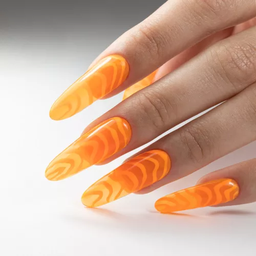 Molly Nails Crystal glass Top Orange - üveg hatású, narancs színű fényzselé